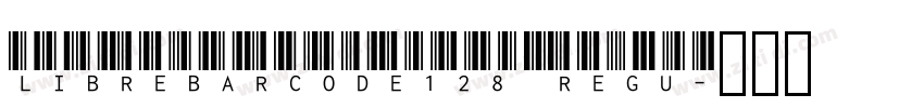 LibreBarcode128 Regu字体转换 LibreBarcode128 Regu字体转换